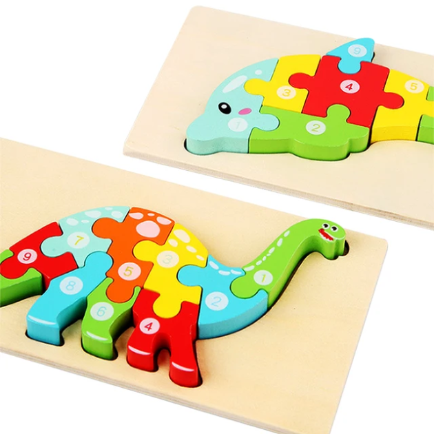 Wooden Counting Jigsaw Puzzle