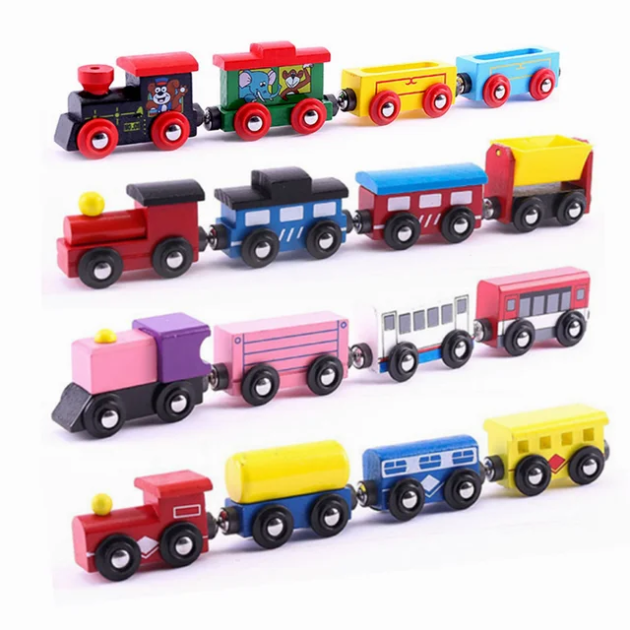 Wooden Magnetic Train set