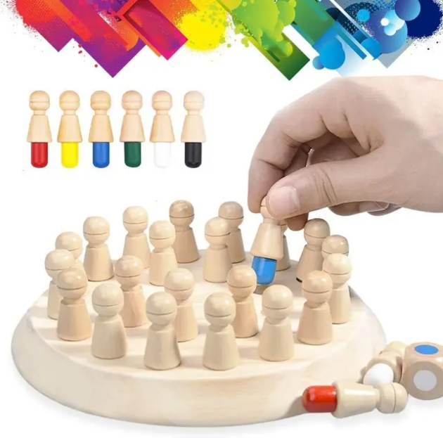 Wooden Memory Chess