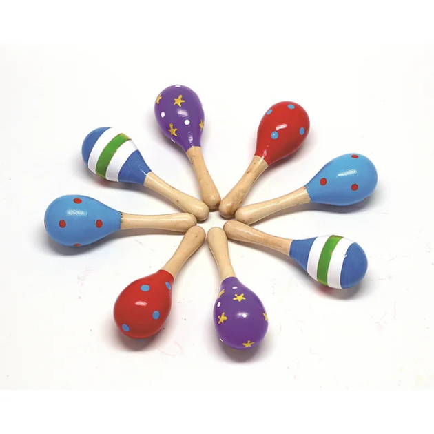 Wooden Mini Tumble Rattle