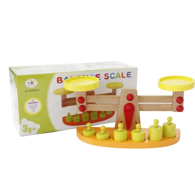 Wooden Balance Scale