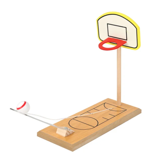 Wooden Desktop Basket Ball