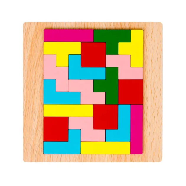 Wooden Mini Tetris Tile