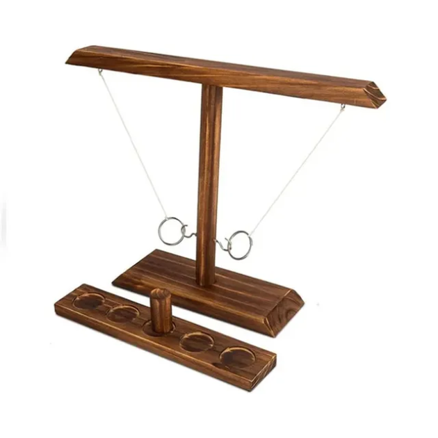 Wooden Ring Toss Game