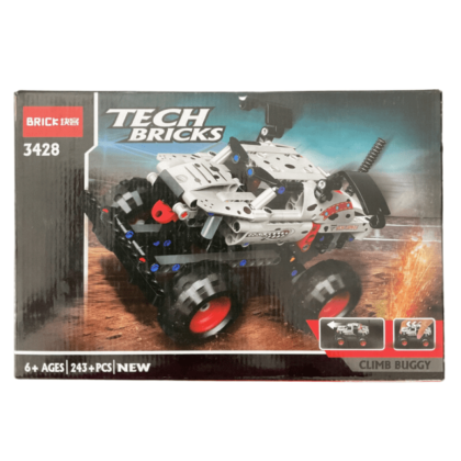 2 in 1 Tech Bricks Jeep - 243 Pcs Pull Back