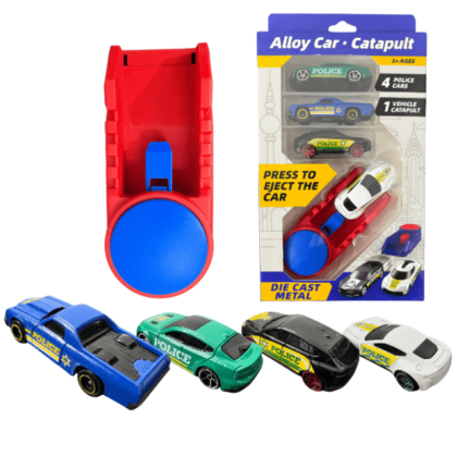 Police Alloy Car 4 With Catapult