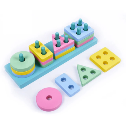 Wooden 4 Shape Sorter