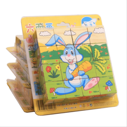 Wooden 6 in 1 - 16 Piece Puzzle