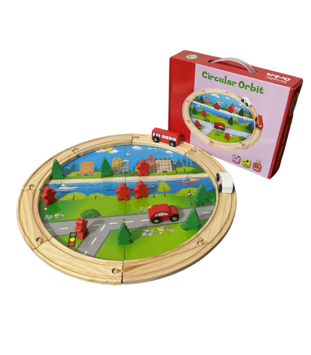 Wooden Circular Orbit Track