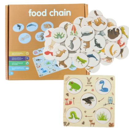 Wooden Food Chain Game