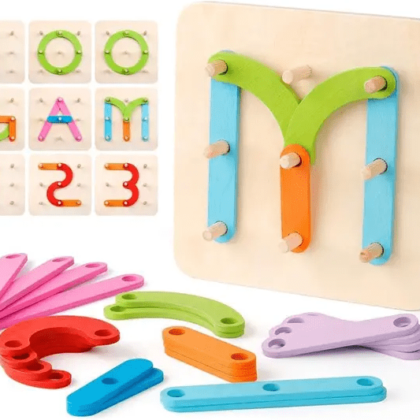 Wooden Sticks Puzzle - 100 Change Collage