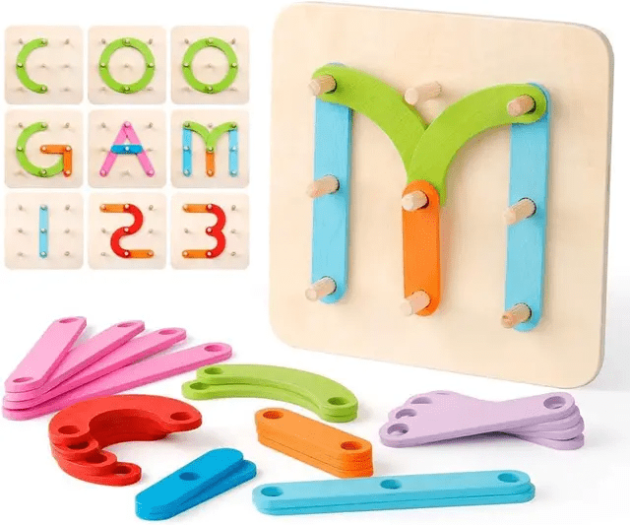 Wooden Sticks Puzzle - 100 Change Collage