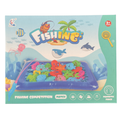 Air Bag Water Fishing Game with Fishing Net